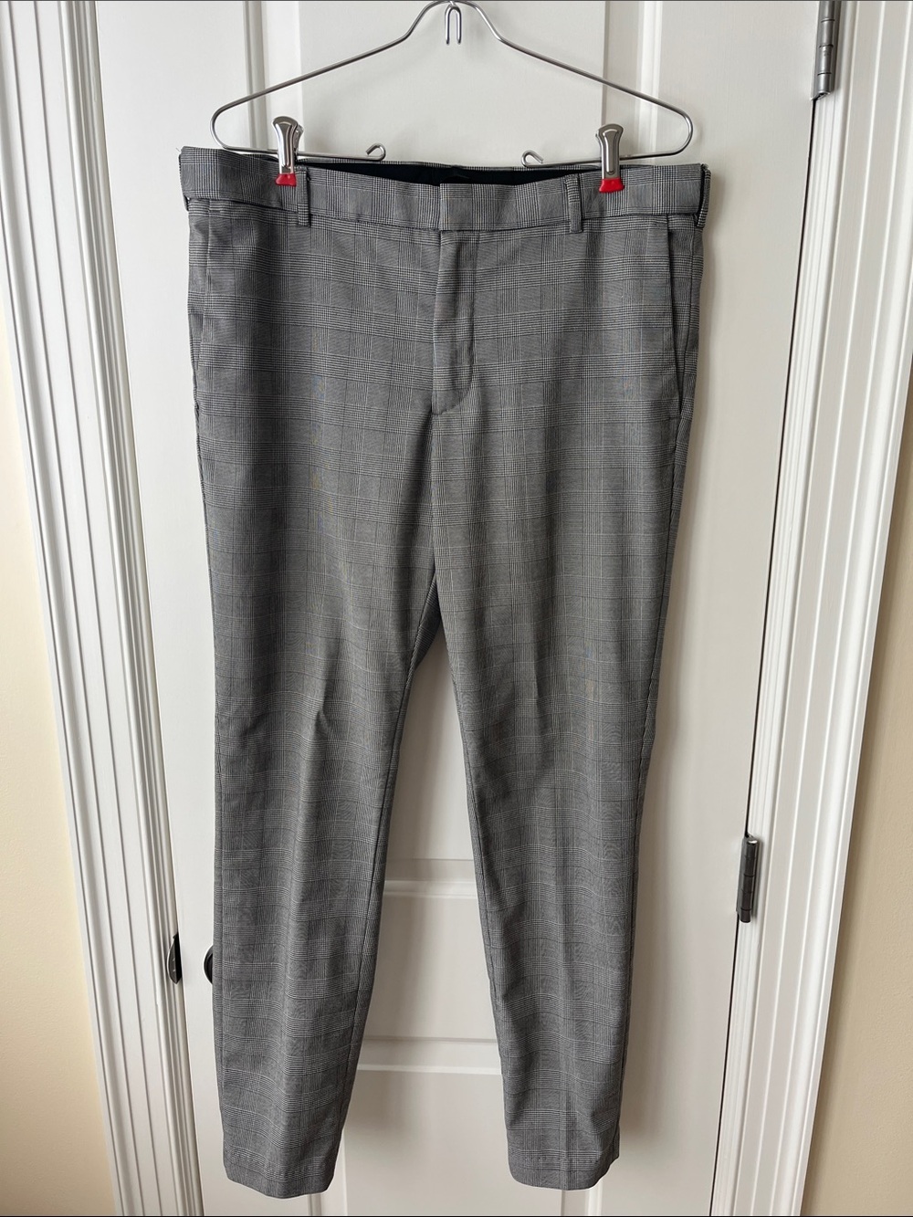 H&M Gray Plaid Men's Dress Pants